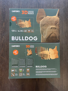 French Bulldog - 3D Cardboard Sculpture Puzzle