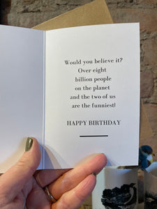 Funniest - Birthday Greeting Card