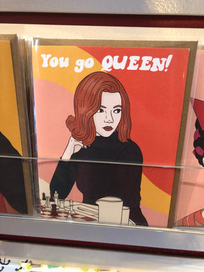 Queen's Gambit Greeting Card