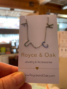 FUCK letter - necklace - Royce & Oak