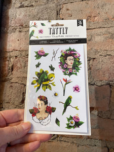 Multi - Frida's Garden Tattoo Pair - Tattly