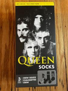 Queen Crew Socks - Set of 3 Box Set Perri's Socks