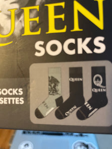 Queen Crew Socks - Set of 3 Box Set Perri's Socks