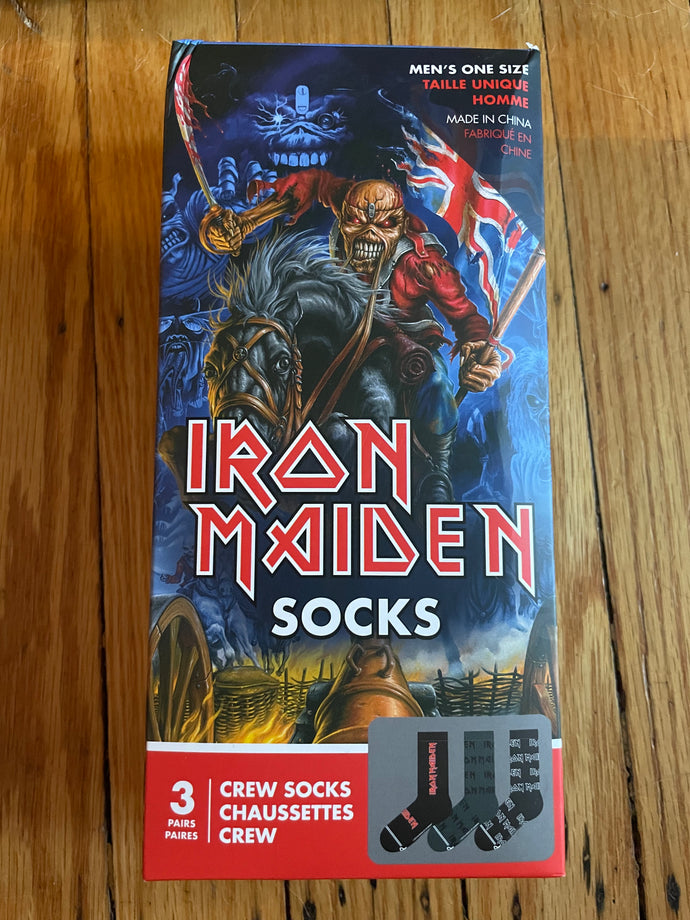 Iron Maiden Crew Socks - Set of 3 Box Set Perri's Socks