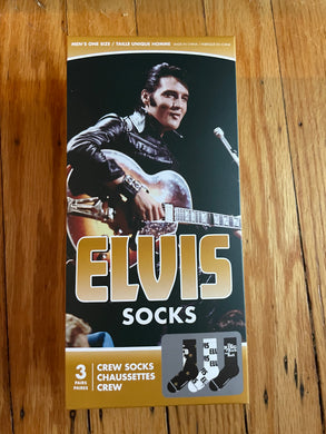 Elvis Crew Socks - Set of 3 Box Set Perri's Socks