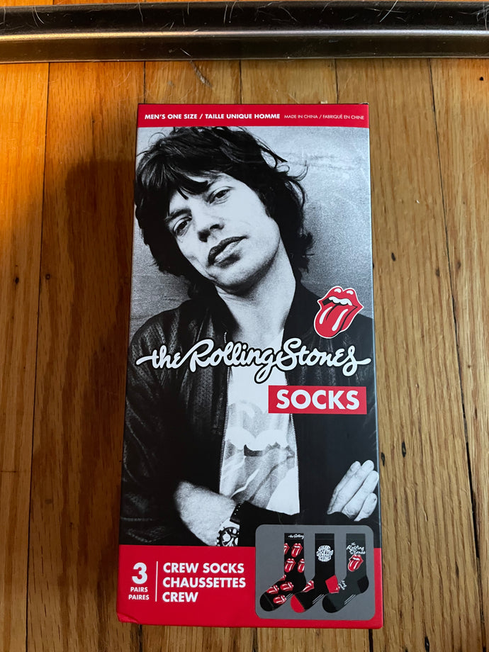 Rolling Stones Crew Socks - Set of 3 Box Set Perri's Socks