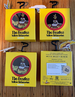 Beatles - Yellow Submarine Small Gift Box 1 pair Crew Sock