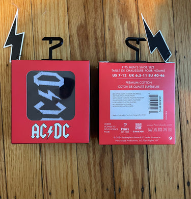 ACDC- Small Gift Box 1 pair Crew Sock