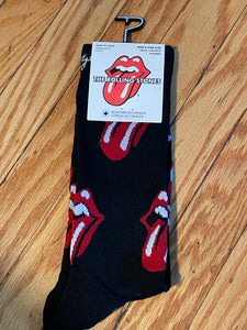 Rolling Stones Tongue and Lips Logo - Crew Socks