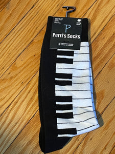 Keyboard/Piano Music Cotton blend Crew Socks