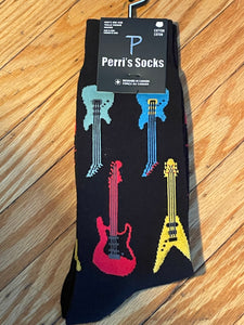 Electric Guitar Music Cotton blend Crew Socks