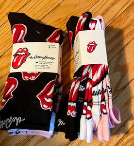 Rolling Stones Women's Crew Socks - Set of 3