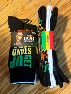 Bob Marley Women's Crew Socks - Set of 3