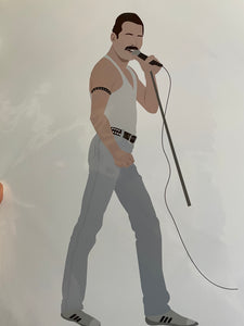 Freddie Mercury - Microphone v2 - Print