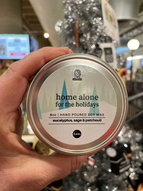 Soy Candle Tins 8 Oz Holiday Collection - Home Alone for the Holidays