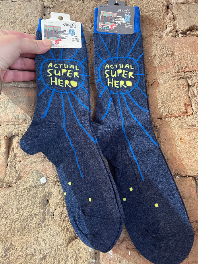 Men's Socks - Actual Super Hero