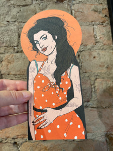 Saint Amy Winehouse Postcard