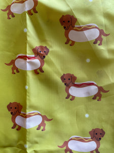Packable Nylon Tote Bag - Weiner Dogs