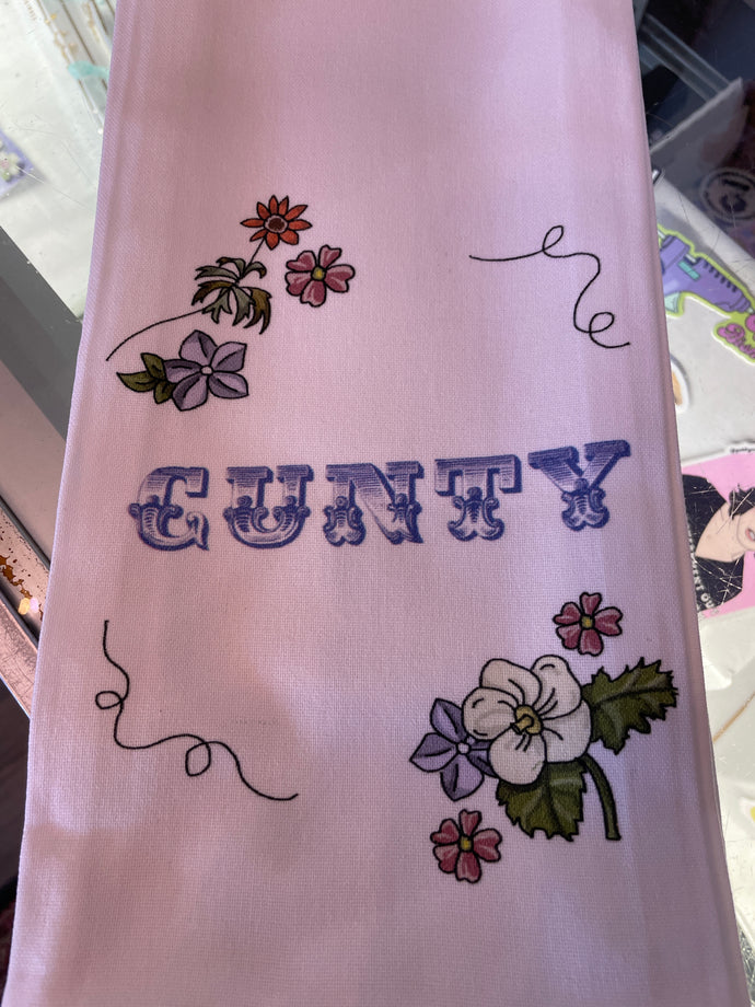 Cunty. Bad Grandma Tea Towels