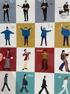 In my live I've loved them all.  Beatles - Print