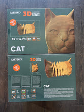 Cat- 3D Cardboard Sculpture Puzzle