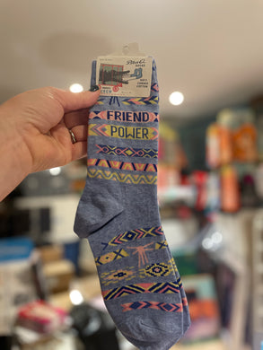 Women's Socks -Friend Power