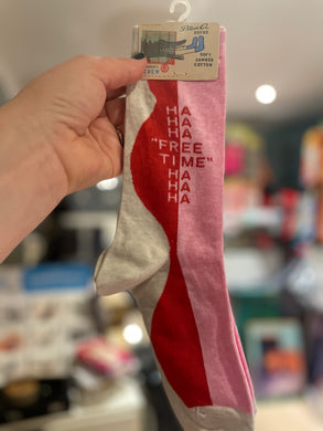 Women's Socks -Ha Ha Ha Free Time Ha Ha Ha