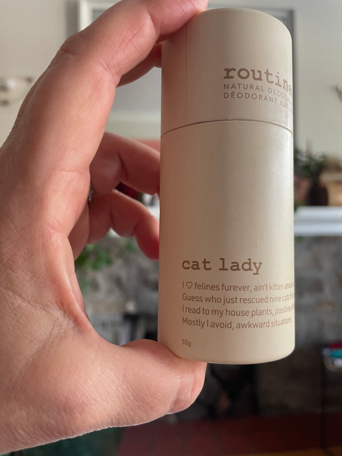 Cat Lady- Natural Stick Deodorant