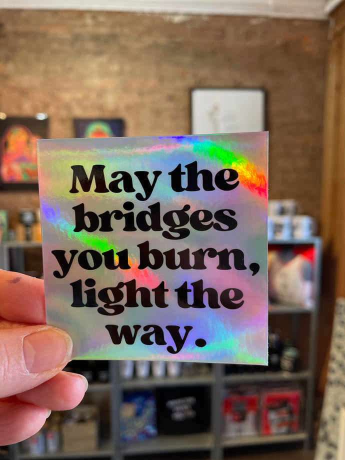 Holographic Sticker - Bridges