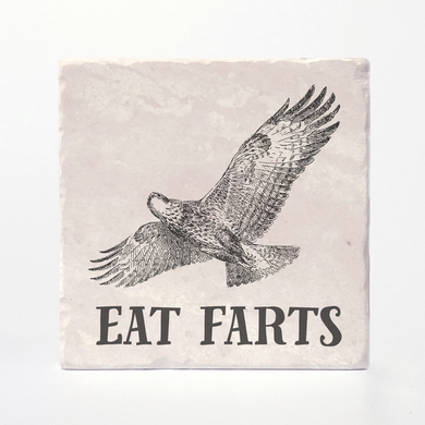 Effin' Birds Coaster- Eat Farts