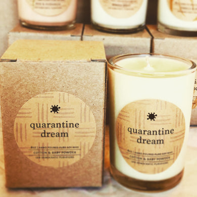 Quarantine Dream - Cotton & Baby Powder Soy Candle