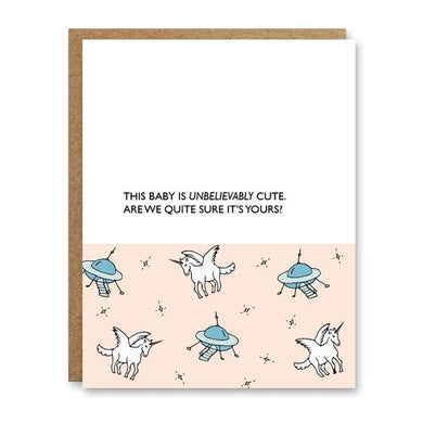 Cute Baby, are you sure it's yours? Card