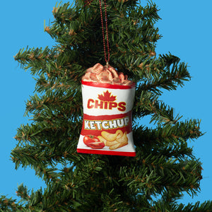 Ketchup Chip Ornament