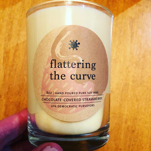 Flattering the Curve - Chocolate Covered Strawberry Soy Candle