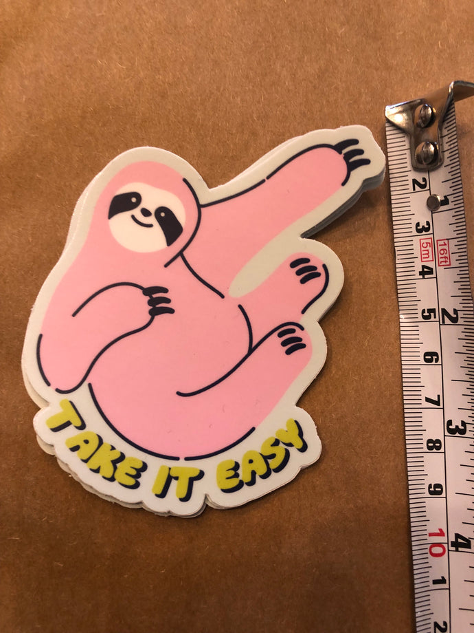 Take it Easy (Sloth) Stickers