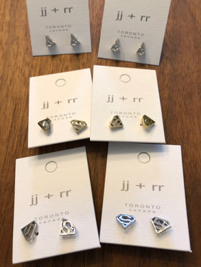 Superhuman Earrings - JJ + RR