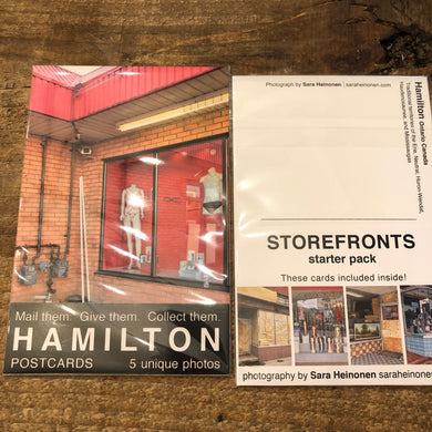 Hamilton Postcards - Storefronts - Starter Pack 5 PACK