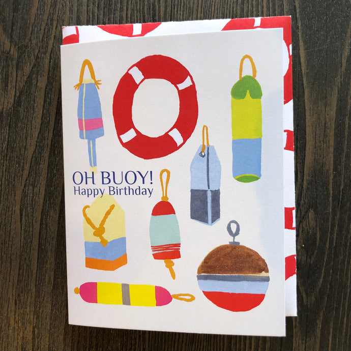 Happy Birthday Card- Oh Buoy!