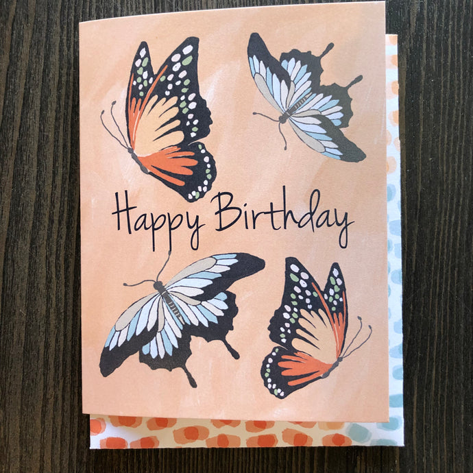 Happy Birthday Card- Butterflies