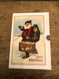 Santa Fuck Christmas Card
