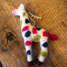 Polka-dot Giraffe Plush Ornament 