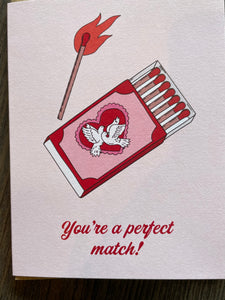 You're a Perfect Match Greeting Card