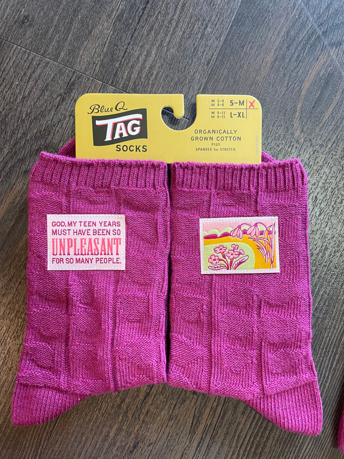 Tag Socks - Unpleasant Teen Years