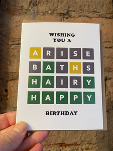 Wordle - Happy Birthday Greeting Card