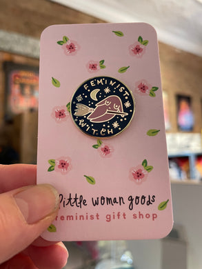 Feminist Witch Enamel Pin
