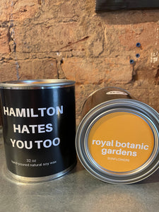 32 oz Soy Candle - Hamilton Hates You Too