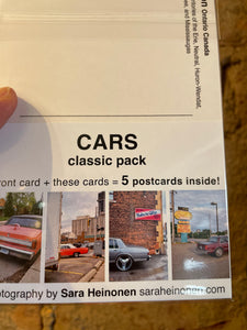 Cars Classic Pack Postcards -  5 PACK