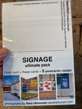 Signage Ultimate Pack Postcards -  5 PACK