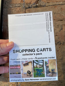 Shopping Carts Collector's Pack Postcards -  5 PACK