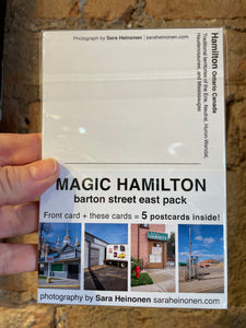 Magic Hamilton Barton Street East Postcards -  5 PACK